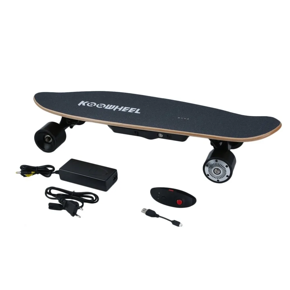 

Electric Stakeboard 4 Wheel Scooter Hover Board With Wireless Remote Control Portable Longboard Skate Board EU Plug XMAS Gifts