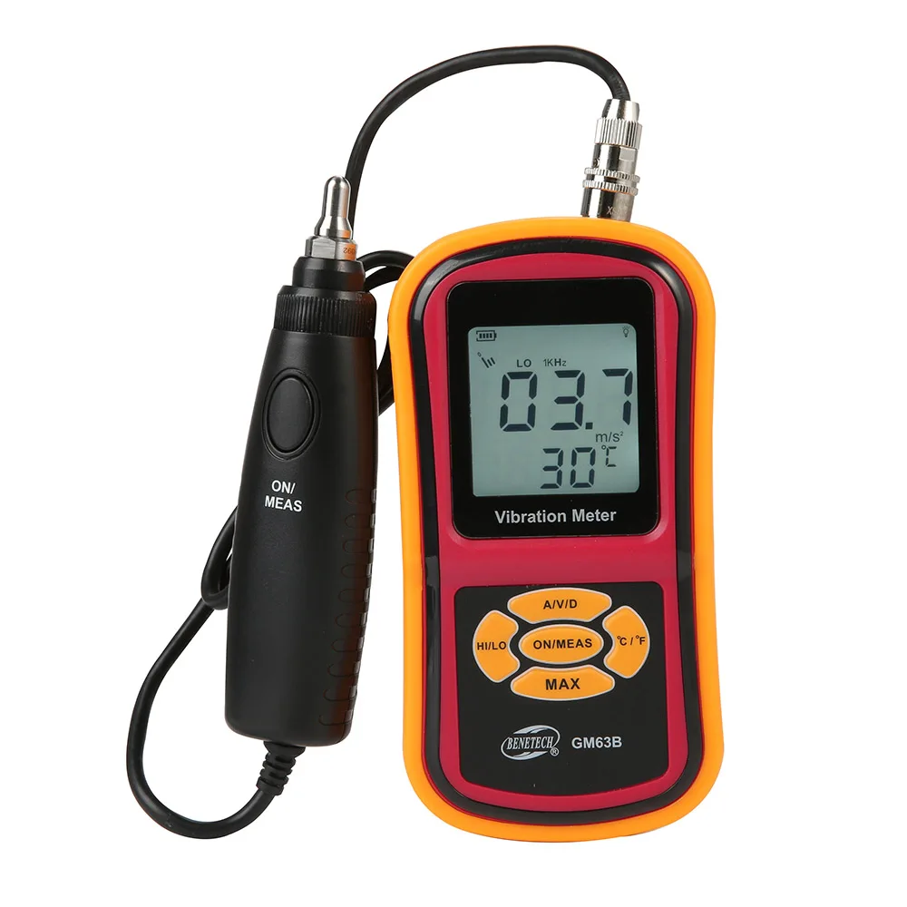 Счетчик вибраций BENETECH GM63B тестер вибраций|tester network|vibrator setvibration feedback |
