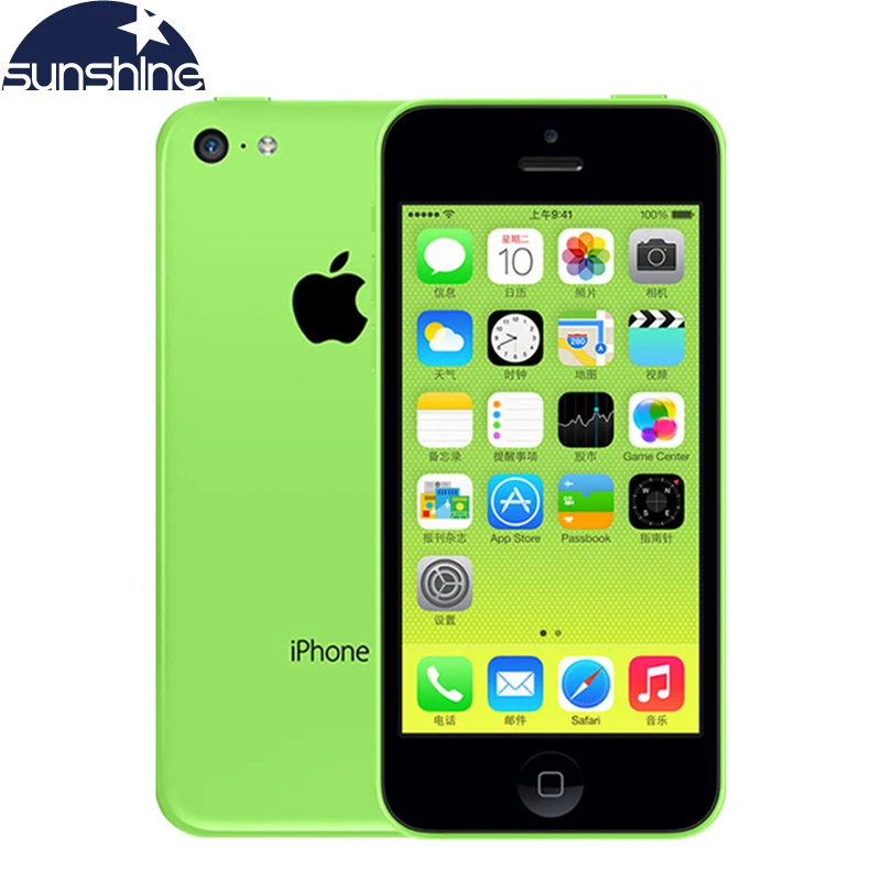Unlocked Original Apple iPhone 5c Mobile Phone 4 Retina IPS 8MP 1080P IOS iPhone5c WIFI GPS