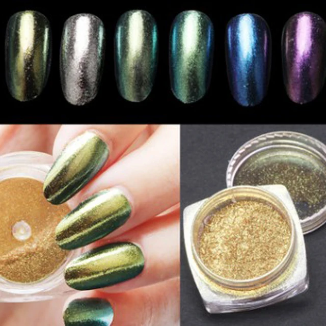 6 Pcs DIY Nail Art Decorations Shinning Magic Nail Art Mirror Powder Nail Decorations Multicolor Glitters Powder Pigment-in Nail Glitter from Beauty & ... 6 Pcs DIY Nail Art Decorations Shinning Magic Nail Art Mirror Powder Nail Decorations Multicolor Glitters Powder Pigment-in Nail Glitter from Beauty & ...