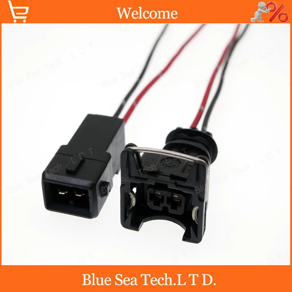 Sample,2 Pairs 2 Pin 3.5mm male&female Oil nozzle wire connector,Auto