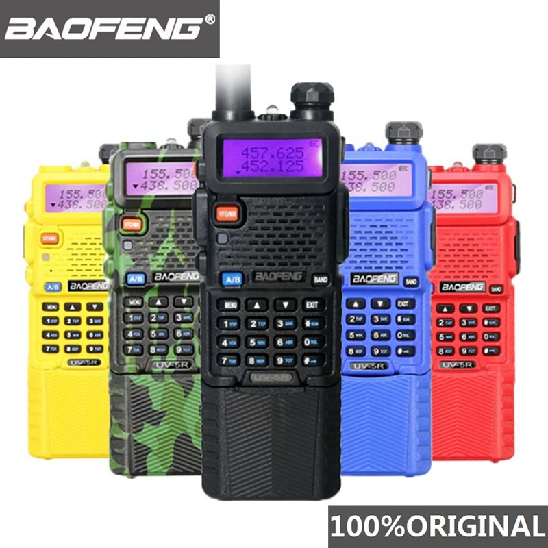 Baofeng UV-5R 3800 MAh 5 W рация UHF400-520MHz VHF136-174MHz Портативный двухстороннее радио Ham UV5R CB радио УФ 5R охотничья рация