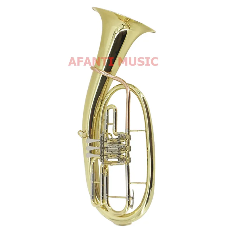 Музыкальный Bb тон Afanti/желтая латунь/золотой лак Baritone|brass baritone|bb baritone |