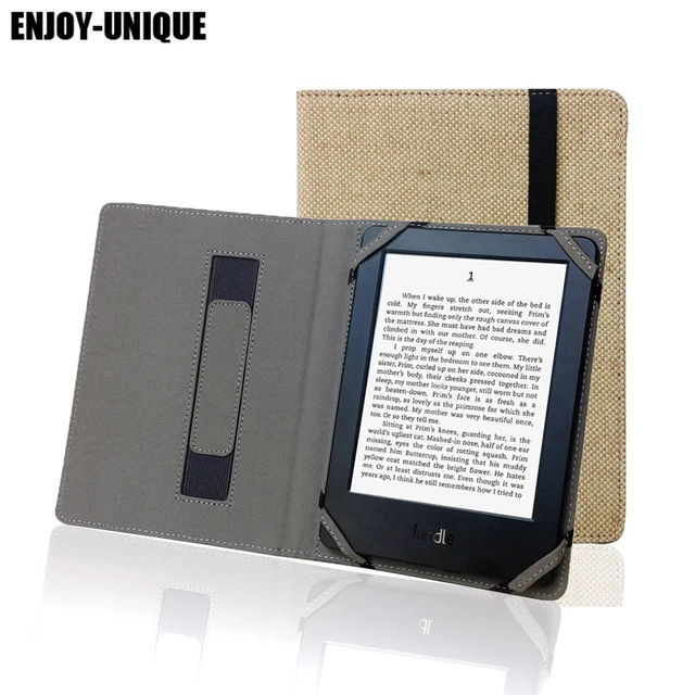 Housse, étui de protection, pour liseuse kindle ou kobo, en tissu