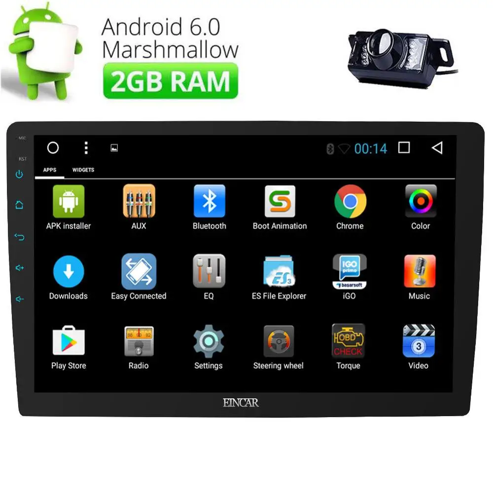 

Android 6.0 GPS Navi Car Stereo Radio Quad Core 2 Din 10.1 INCH NO DVD 2GB RAM in dash car radio stereo headunit GPS Navigation