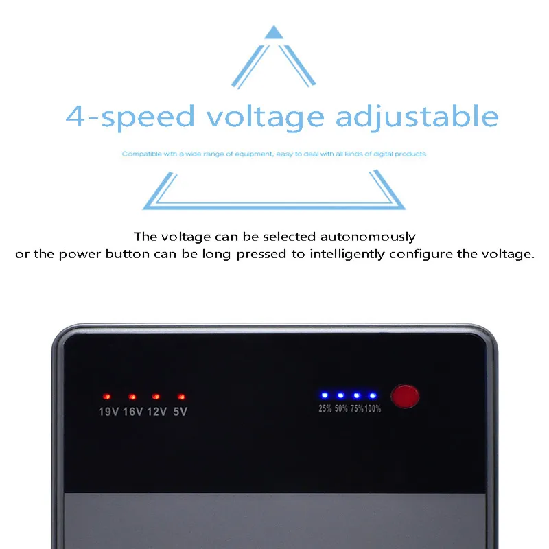 Albb 40000mAh Notebook Power Bank 3.5A 19V DC Portable External Battery Charger for Laptops Notebooks Tablets IPhone X 8 8 Plus