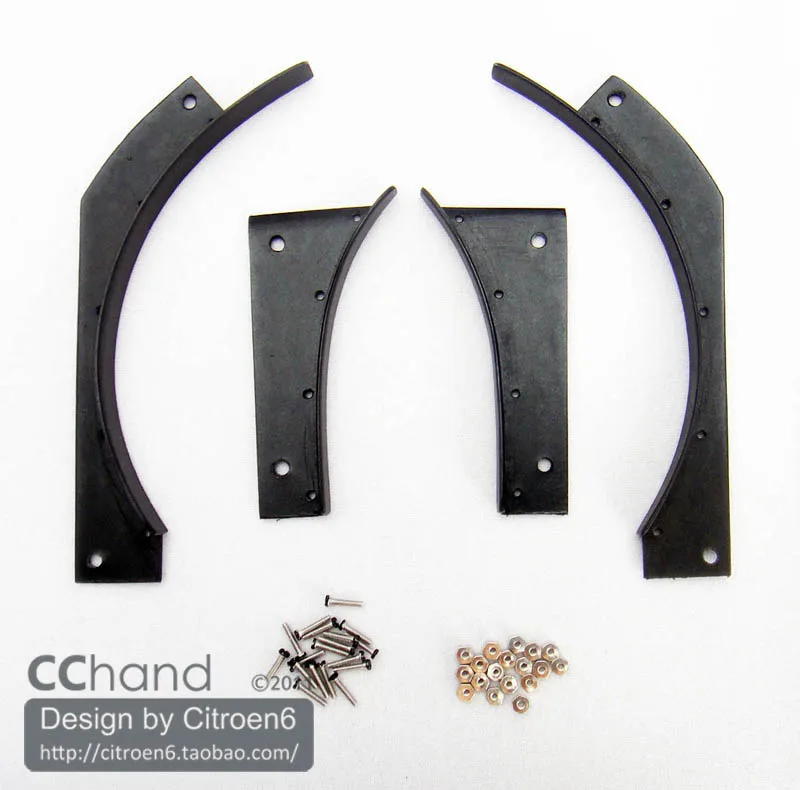 Прицеп CChand TAMIYA 1/14 тягач тяжелый переднее колесо бровь (версия для крепления