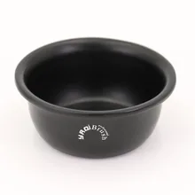 Yaqi матовая черная чаша для бритья из цинкового сплава для мужчин