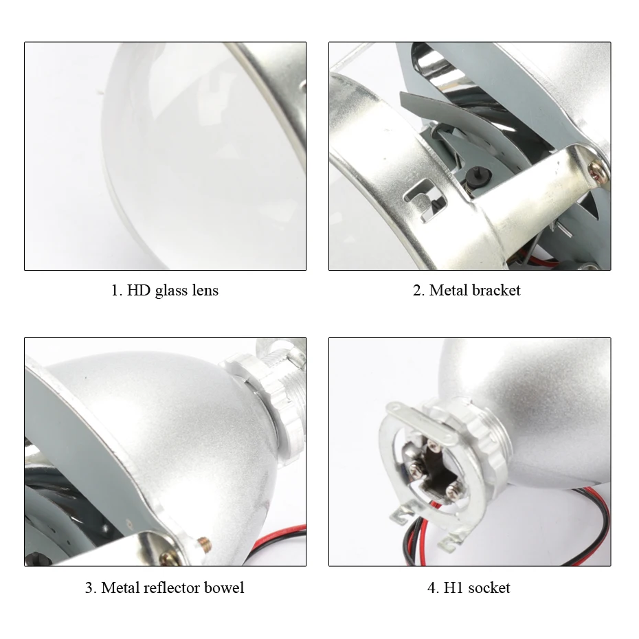 Ronan 3,0 ''h1 полностью металлические линзы проектора bi xenon LHD RHD костюм H4 H7 фара 95 мм светодиодный-оптический ангельские глазки для стайлинга автомобилей