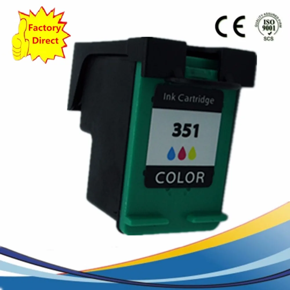 Картриджи с чернилами 350XL 351XL восстановленные для HP350XL HP351XL Photosmart 4272 5273 4283 4345 5250