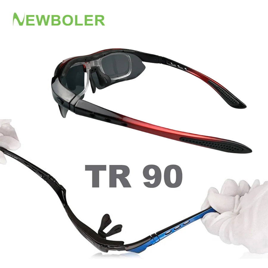 NEWBOLER 2 рамки поляризационные велосипедные солнцезащитные очки для спорта на открытом воздухе велосипедные очки для мужчин и женщин велосипедные солнцезащитные очки 5 линзы