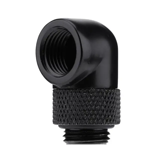 Best Value G1/4 Inner Thread 90 Degree Rotating Water Cooling Tube Adapter Connector for Computer Components PC Water Cooling Accessories Best Value G1/4 Inner Thread 90 Degree Rotating Water Cooling Tube Adapter Connector for Computer Components PC Water Cooling Accessories