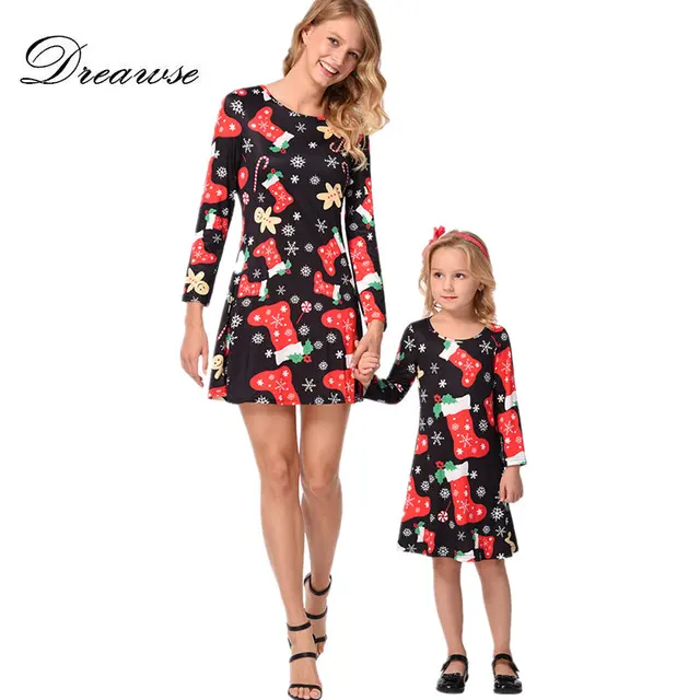 Christmas Short Dresses for Girls