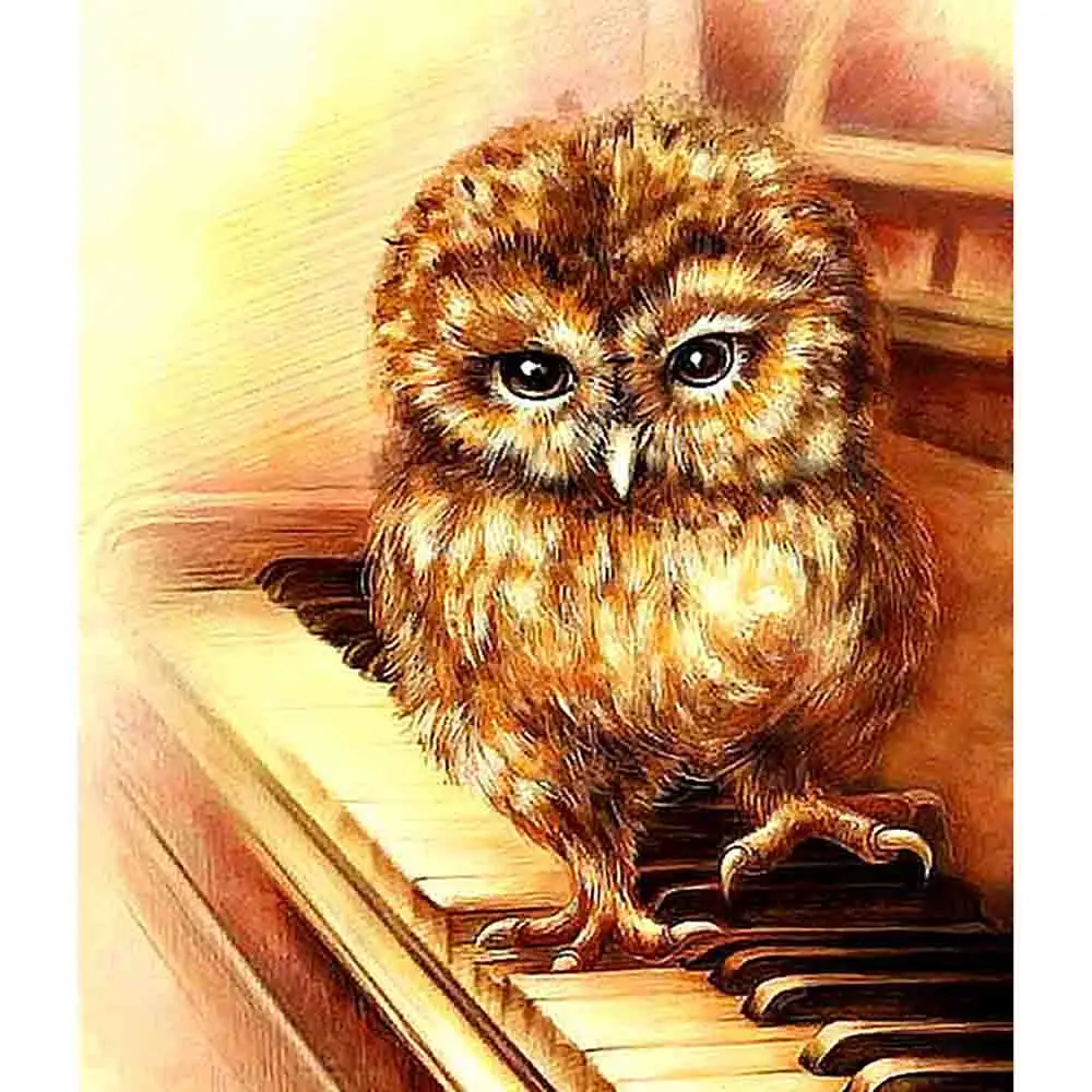 Full Drill Square Diamond 5D DIY Painting&quotCute owl&quotDiamond Embroidery Cross Stitch Rhinestone Mosaic Painting Home Decor | Дом и сад
