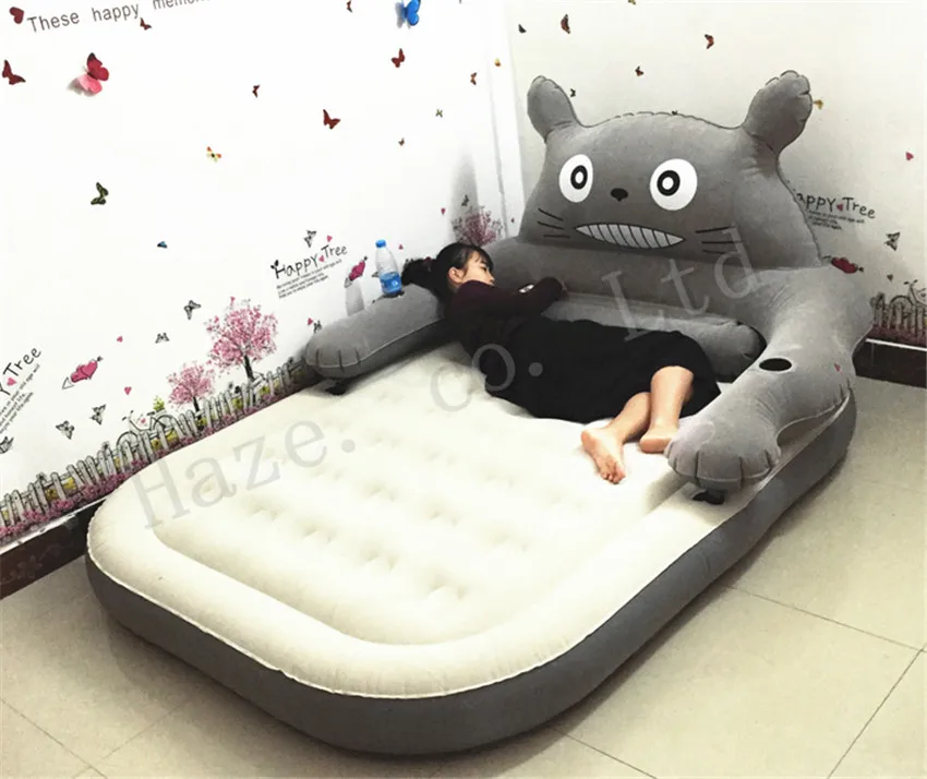 Большой татами Тоторо Большая мягкая кровать ленивый диван простыня пара мультфильм домашний отдых диван татами