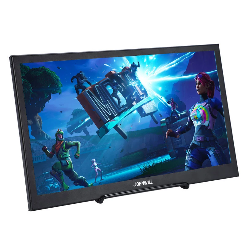 

13.3 Inch LCD Portable IPS Monitor Full HD Screen 1920x1080 Gaming Monitor PC Ultra Thin Black Metal Shell HDMI/USB Speaker PS4