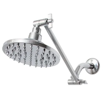 

Adjustable Wall Mounted Shower Head Sprinkler Extension Arm Shower Arm Shower Holder Fixed Fitting Mount Base Bathroom Accessory
