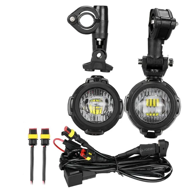 Motorcycle LED Auxiliary Fog Light Assemblie Driving Lamp Motorcycle