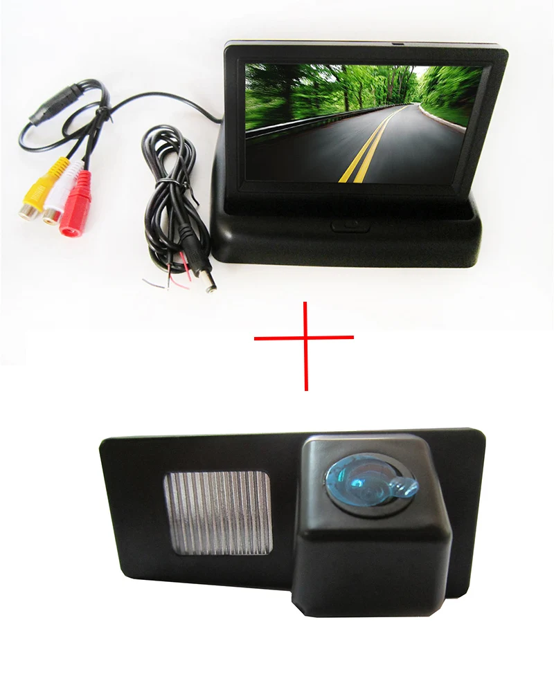 

CCD Car Rear View Camera for Ssangyong Rexton Ssang yong Kyron,with 4.3 Inch foldable LCD Monitor