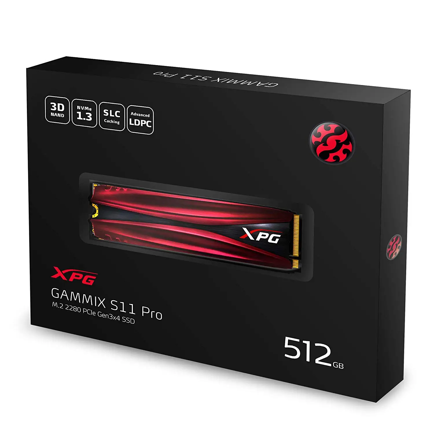  ADATA XPG S11 GAMMIX Pro PCIe Gen 3x4 M.2 2280 Solid State Drive für Laptop Desktop Interne Festpla