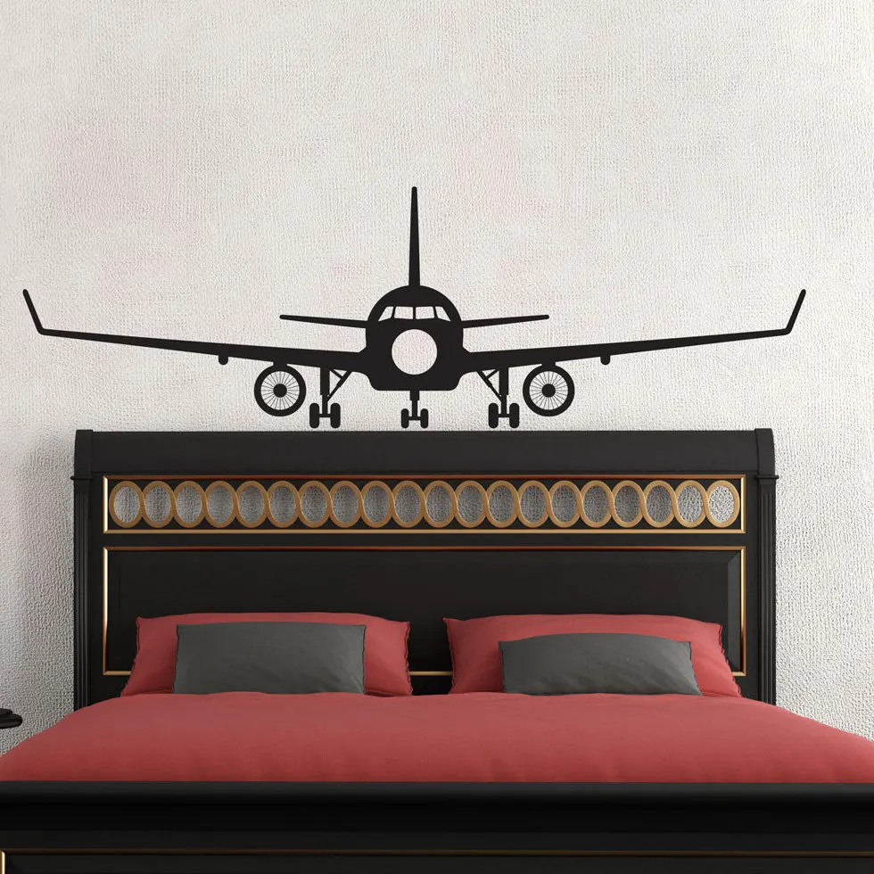 Airplane Wall Stickers Living Room Boys Bedroom Background Wall Vinyl