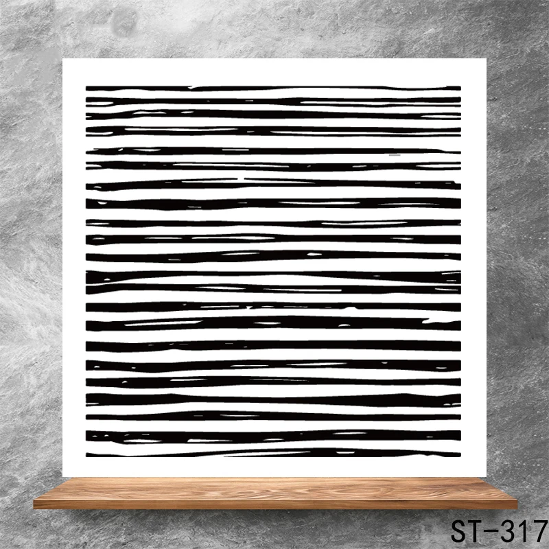

Regular striped background Transparent Clear Stamps DIY Scrapbooking Album Card Making DIY Decoration Making Embossing Stencil