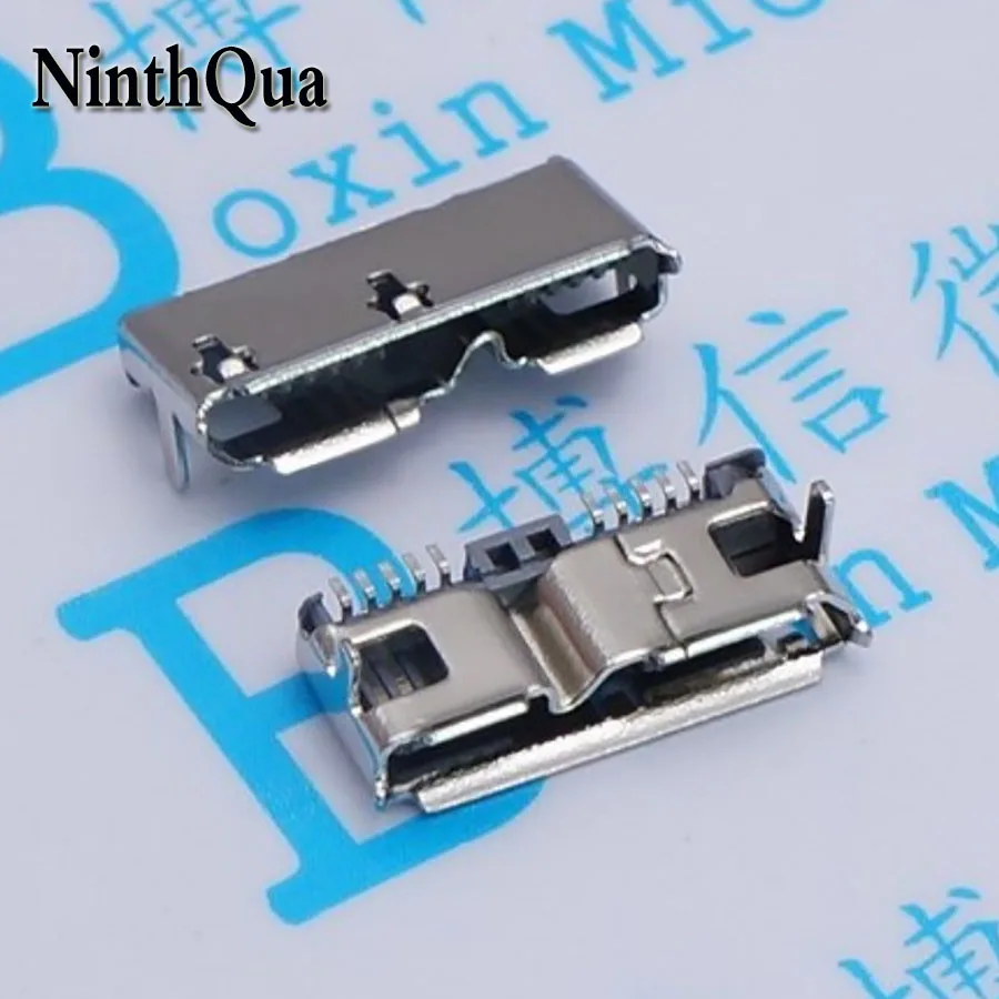 NinthQua 3/10 шт./лот Micro USB 3 0 B Тип DIP гнездовой разъем DIP2 10Pin для мобильных жестких