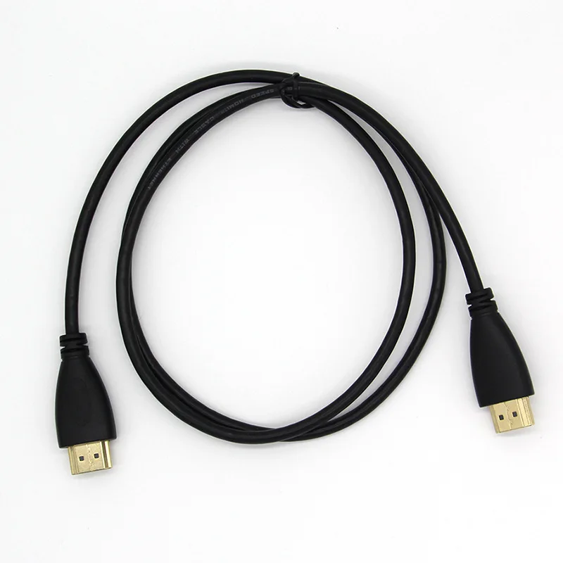 Кабель HDMI 0 5 м 1 8 2 штекер позолоченный 4 в 1080P 3D для проектора PS3 HD LCD Apple TV
