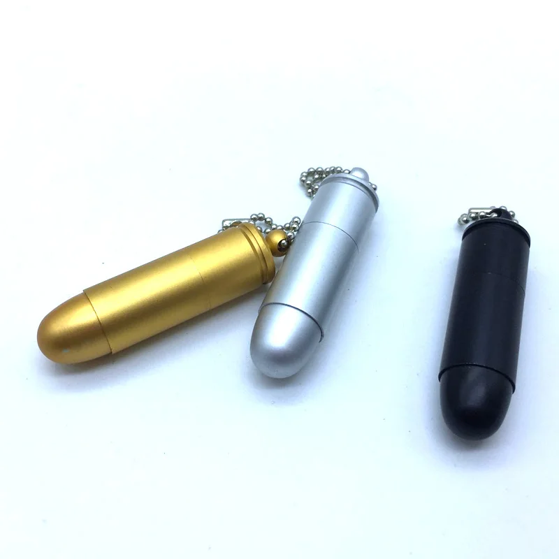 Горячие креативные мини-зажигалки для сигарет в форме пули, металлический фонарь, новинка, гаджет, военный, захватывающий, подарок, аксессуары для ключей