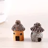 2pcs Resin House Cottage Diy figurine Micro Landscape fish tank home decor miniature fairy garden decoration accessories modern ► Photo 3/6