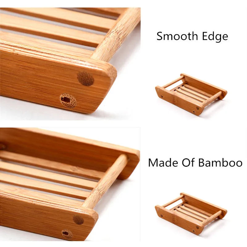 Proable Ванная комната мыльница бамбуковая мыльница японский стиль мыльница коробка Кухня Полка для хранения Органайзер для мыла