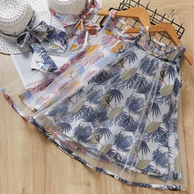 Melario/Одежда для девочек; Летние Платья с цветочным узором для девочек; свадебное кружевное платье принцессы с вышивкой; детское элегантное платье из тюля для девочек