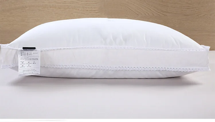 Нулевое давление памяти подушки для здоровья шеи текстиль 80% гусиный пух подушки тела/сна/отель подушки для сна кровать подушки - Цвет: as picture