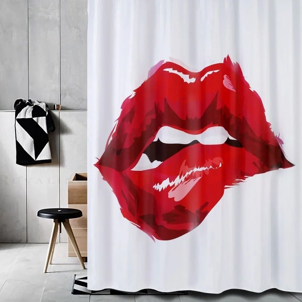 Online Buy Wholesale Novelty Shower Curtain From China Novelty - Ruvalino Novelty Shower Curtain Mildew Resistant Waterproof White Fabricred Lip Theme Bath Curtain X online buy wholesale novelty shower curtain from china novelty - ruvalino novelty shower curtain mildew resistant waterproof white fabricred lip theme bath curtain x