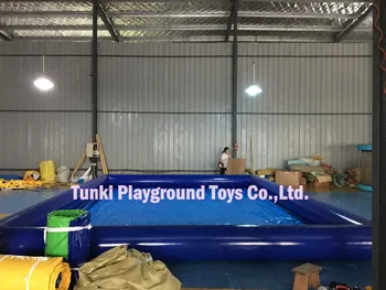 

8x8x0.5m portable rectangular inflatable pool for swimming