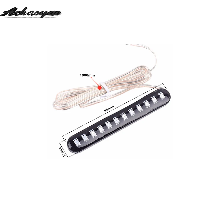 Clignotant moto custom 12 светодиодных указателей поворота intermitentes Strip мотоциклетные задние