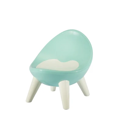 Еда-класс толстый пластиковый экологически чистый материал детский стул детская мебель маленький стул детская мебель - Цвет: A