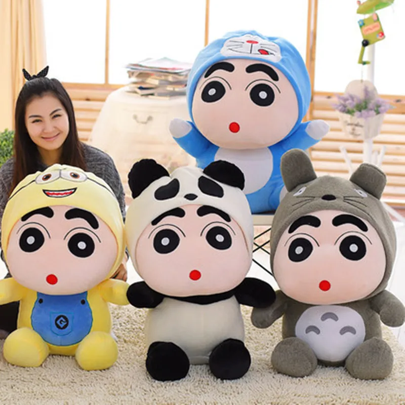 35 см Высота Crayon Shin Chan плюшевые Jap аниме чан Косплей totoro panda милые красивая кукла