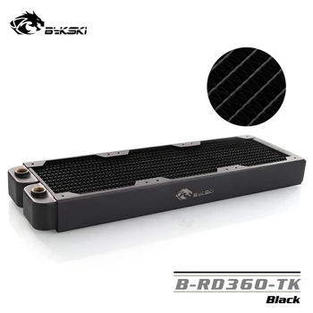 

Bykski 360mm Single Row Radiator About 40 Thickness Standard Water Cooling Radiators Compatible PC 12cm Fan,BY-RD360-TK