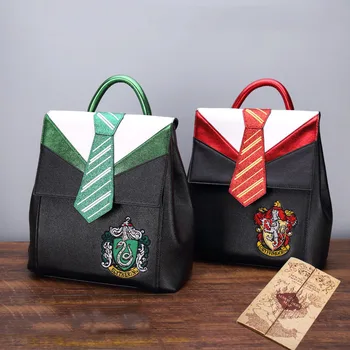 

Magic Hogwarts Ravenclaw Slytherin Gryffindor Boy Girl Student School bag Teenagers Schoolbags Canvas Women Bagpack Men Backpack