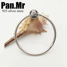 

NEW 925 Silver Charm Bracelet European Style Snake Chain Fit pandoraa Bangles Bracelets For Women Jewelry Berloque DIY