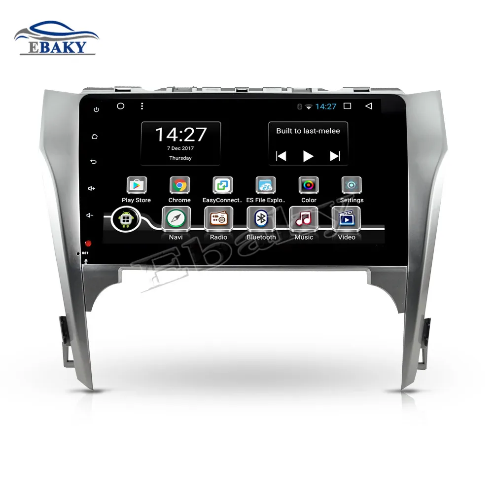 Flash Deal NaviTopia 10.1inch Octa Core Android 7.1 8.1 Car DVD GPS Navigation for Toyota Camry 2012 2013 2014 Auto Multimedia Radio Stereo 1