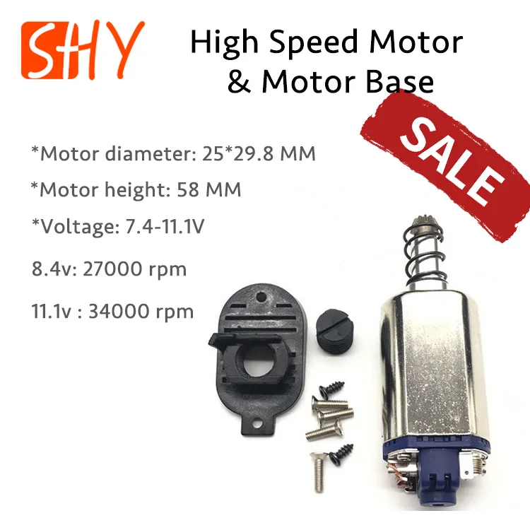 

JingMing Gen9 J9 Water Gel ball blaster V2 Gearbox 480 High Speed Motor wit Motor Base Bottom Cover