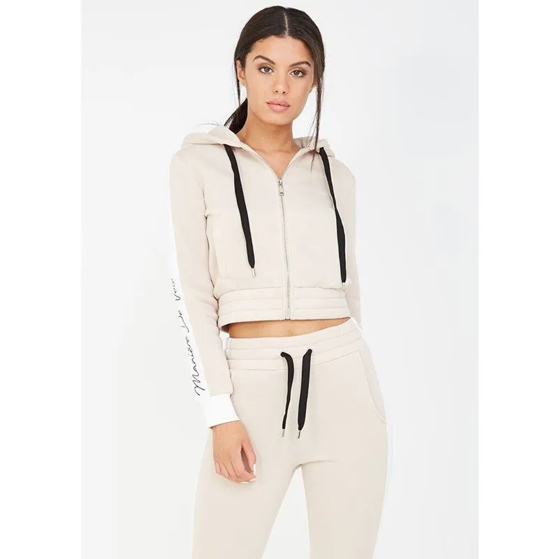 

Z&P 2019 Hot Selling Women Casual Sportswear Lovely Printed Training long-sleeved Suit Sexy Tenue Femme Sportswear Sets