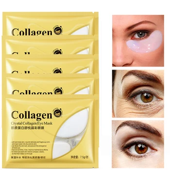 

10pcs=5packs Crystal Collagen Eye Mask Eye Patches Eye Mask For Face Care Dark Circles Remove Gel Mask for the Eyes Ageless