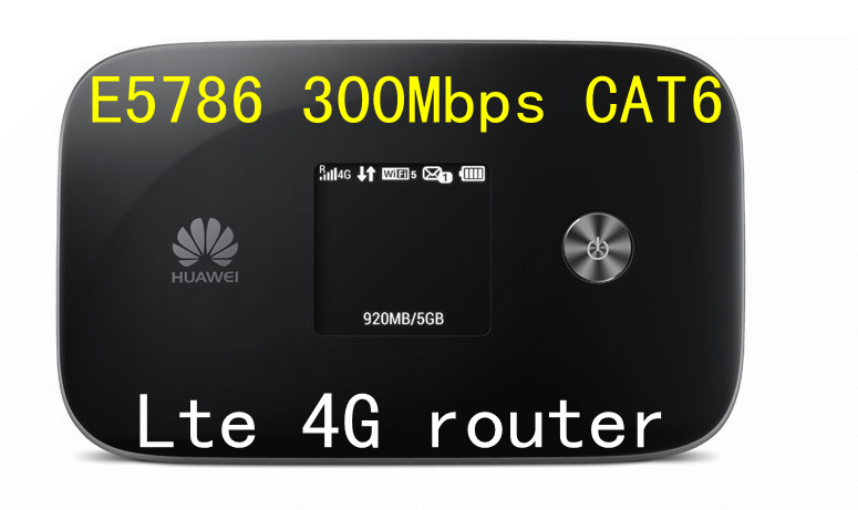 Unlocked Huawei E5786s-63a Add antenna 4G LTE MiFi router Cat6 Mobile WIFI Route