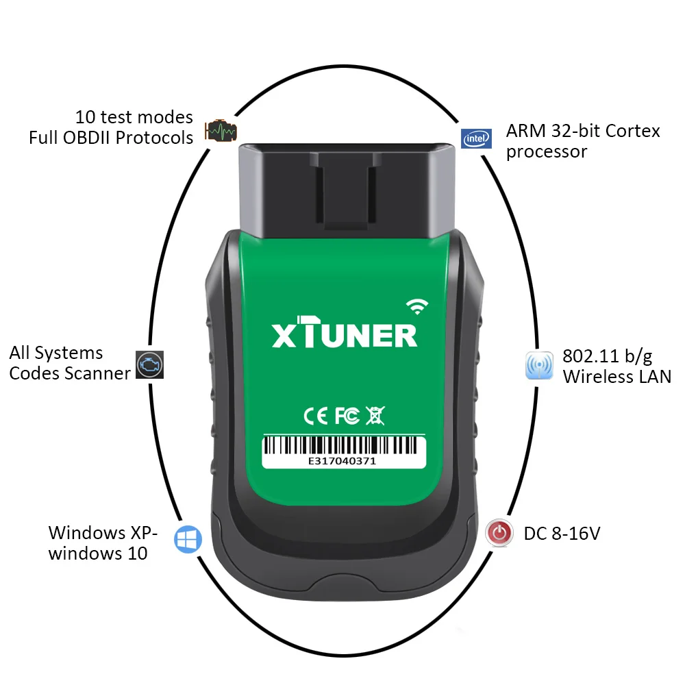 XTUNER E3 V10.7 автоматический сканер+ планшет OBD2 WiFi Полный системы Easydiag автомобильный диагностический инструмент