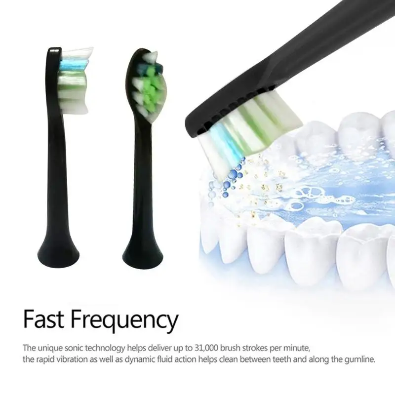 4 шт. Сменные электрические головки зубных щеток для Philips/Sonicare/Flexcare HX6064 HX6930