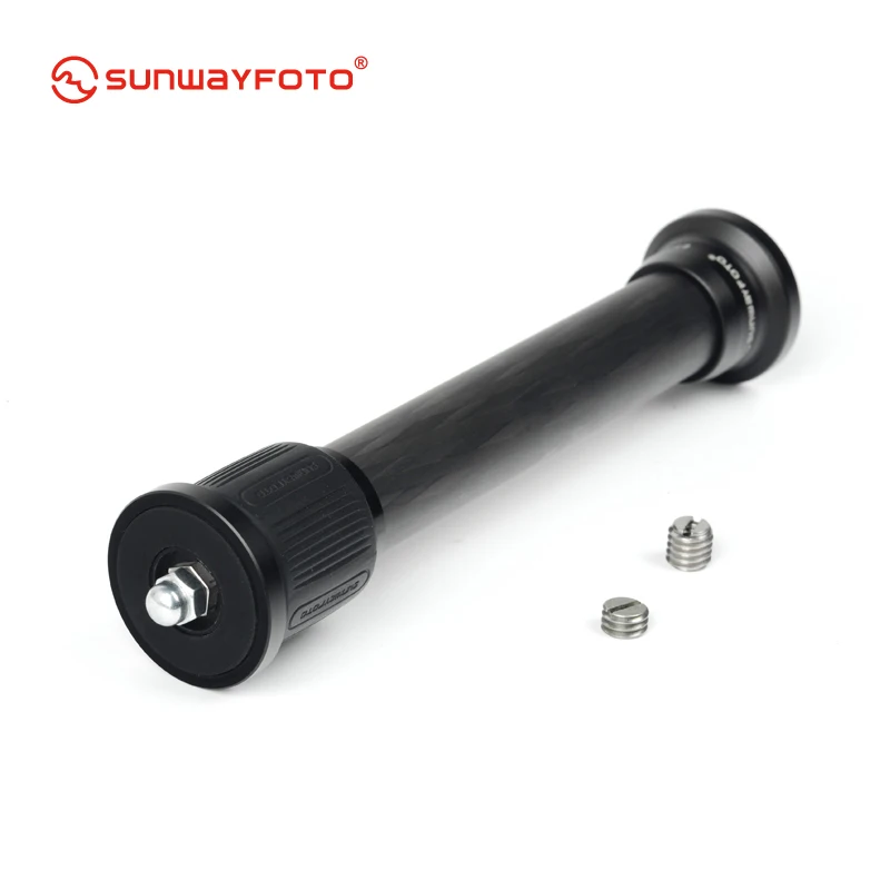 SUNWAYFOTO ET-01 удлинительная трубка для штатива 20 мм из углеродного волокна для портативного настольного штатива с конверсионным винтом 1/4-3/8