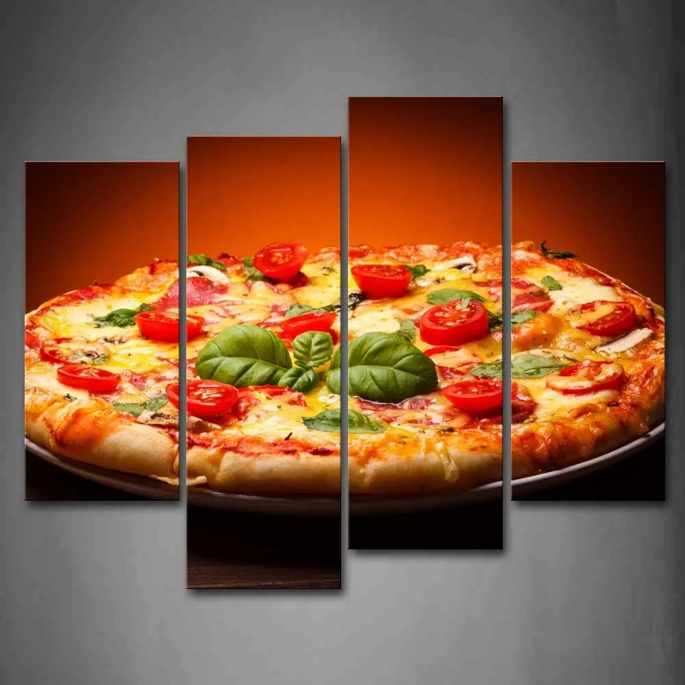 Obras De Arte Y Material Decorativo Sandwich Con Rojo Y Verde